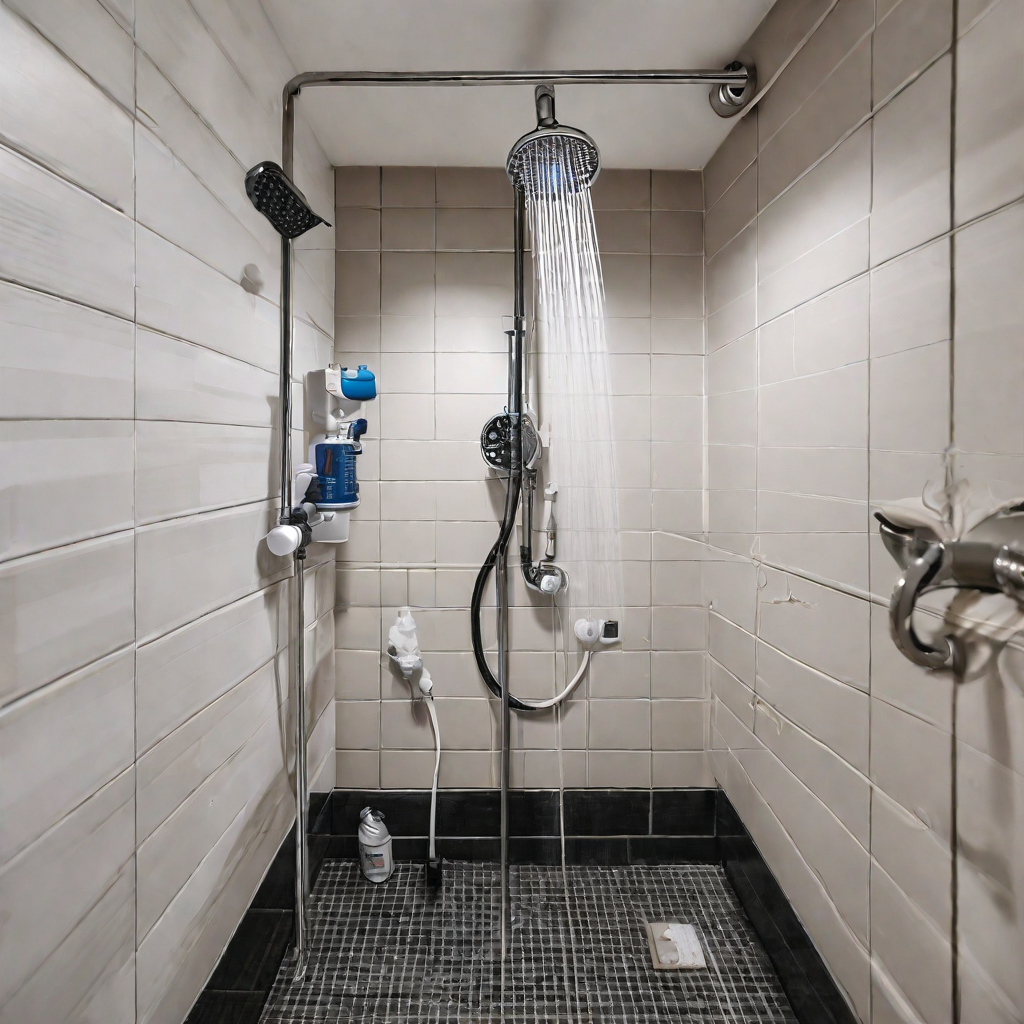 How To Make A Shower Pump Quieter? Shower Pump in a bathroom